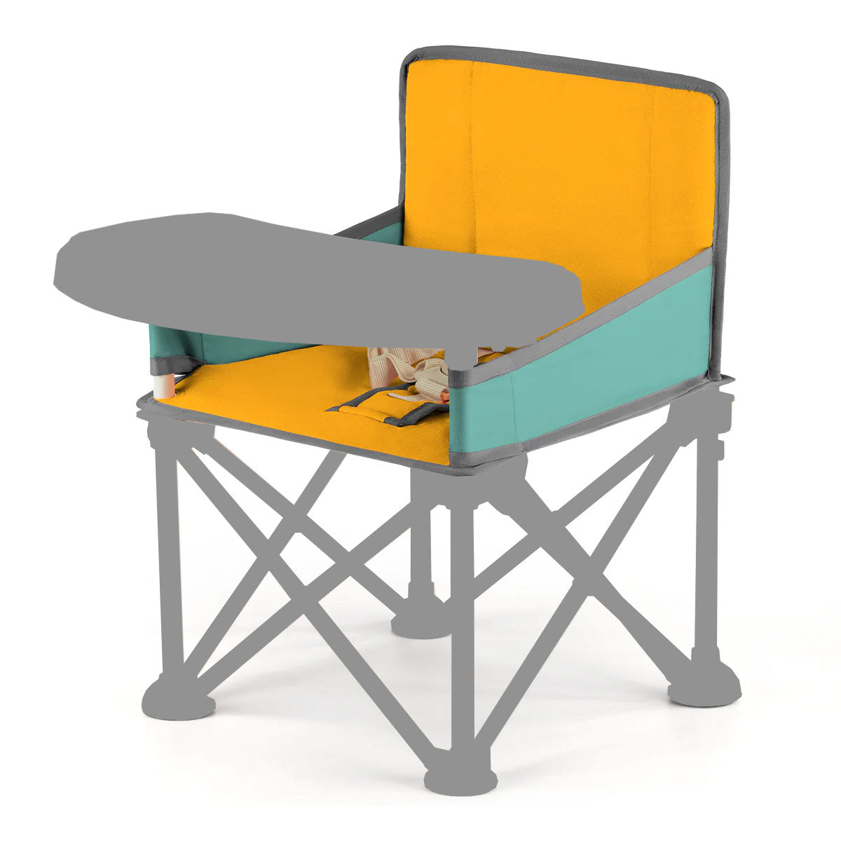 Minimono Highchair Seat Cover | Yellow - Green